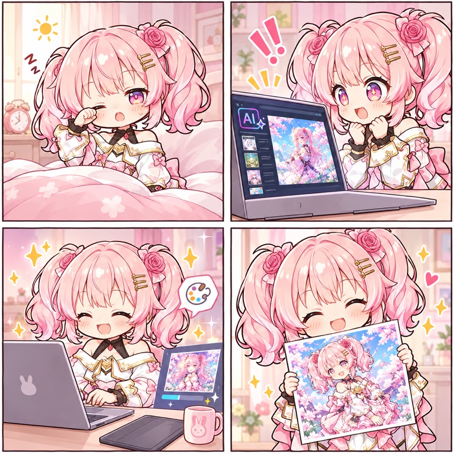4 コマ漫画